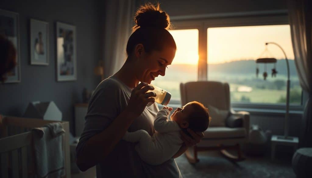 Babyernährung und Beruhigung