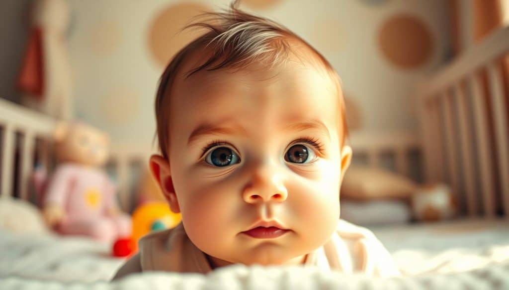 Babys Sicht Entwicklung