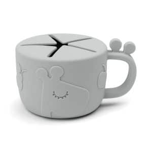 Done by Deer Peekaboo Snack Cup Grey